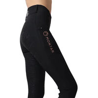 Produktbild von Montar Reithose Michelle Full Grip für Mädchen in Rosa oder Schwarz