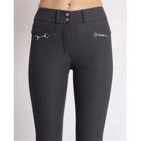 Produktbild von Montar Reithose Molly Hightwaist 2.0 Vollbesatz Silikon Grau Größe 36