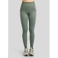 Produktbild von Montar Reithose MoPearl Pintuck Pull On Damen Full Grip Grün Größe 40