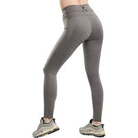 Produktbild von Montar Reitleggings Full Grip Damen Grau Größe 36