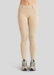 Produktbild von Montar Reitleggings Full Grip Damen in Grau oder Beige Größe 38