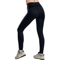 Produktbild von Montar Reitleggings Full Grip Damen Maisy Blau Schwarz Größe 42