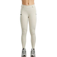 Produktbild von Montar Reitleggings Gloria Caviar Tape Full Grip Damen Polyamid Silber Beige Größe 38