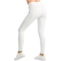 Produktbild von Montar Reitleggings Veronica Damen Full Grip Quarz Weiß Gold