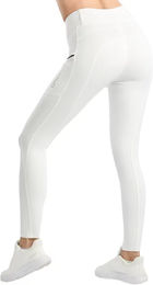 Montar Reitleggings Veronica Damen Full Grip Quarz Weiß Gold – Bild 1 von 1