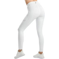 Produktbild von Montar Reitleggings Wilma Full Grip Damen Quartz Weiß Gold