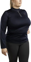 Produktbild von Montar Reitpolo Briella Damen Reitshirt aus Polyester in Blau Schwarz Gold Grösse 3XL