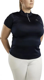 Produktbild von Montar Reitpolo Damen Everly Reitshirt aus Polyester in Blau oder Schwarz Größe XXL