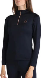 Produktbild von Montar Reitpolo Damen Everly Reitshirt Blau XL Winter Polyester