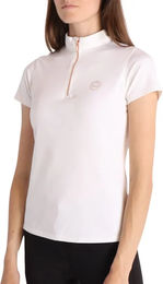 Produktbild von Montar Reitpolo Damen Everly Reitshirt Rosa Weiß XL