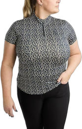 Produktbild von Montar Reitpolo Damen MoLeonora Leo Reitshirt Blau Bunt Grösse 3XL