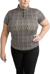 Produktbild von Montar Reitpolo Damen MoLeonora Leo Reitshirt Rosa Bunt XXL