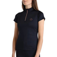 Produktbild von Montar Reitpolo Everly Damen Reitshirt aus Polyester in Rosa oder Blau
