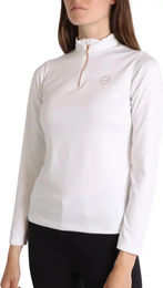 Produktbild von Montar Reitpolo Everly Damen Reitshirt Winter Weiß Größe L