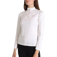 Produktbild von Montar Reitpolo Everly Damen Reitshirt Winter Weiß Größe L