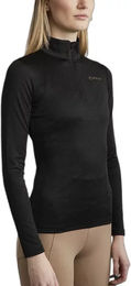 Produktbild von Montar Reitshirt Cilia Jacquard Damen Schwarz Größe L