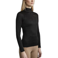 Produktbild von Montar Reitshirt Cilia Jacquard Damen Schwarz Größe S