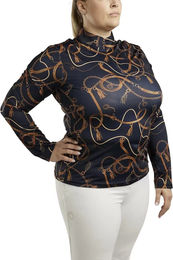 Produktbild von Montar Reitshirt Damen Haily Bridle aus Polyester in Blau oder Schwarz Größe 3XL