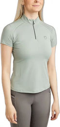 Produktbild von Montar Reitshirt Damen MoPearl Pintuck Grün Größe S