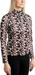 Produktbild von Montar Reitshirt Damen Polo mit langen Ärmeln Rosa XS