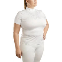 Produktbild von Montar Reitshirt Damen Weiß Bling 4XL