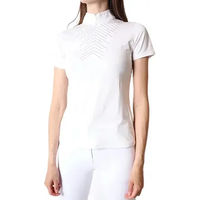 Produktbild von Montar Reitshirt Damen Weiß Bling XL