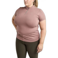 Produktbild von Montar Reitshirt Everly Curve für Damen in Rosa Grösse 4XL