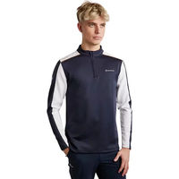 Produktbild von Montar Reitshirt für Herren Langarm Trainingsreit-Polo Blau Größe M