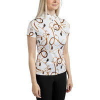 Produktbild von Montar Reitshirt Haily Bridle Damen Weiß Größe M