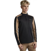 Produktbild von Montar Reitshirt Langarm Trainings-Polo für Herren Schwarz XS