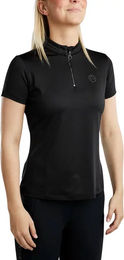 Produktbild von Montar Reitshirt MoBlair Crystals Damen Schwarz Polyester Grösse L