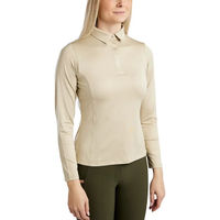 Produktbild von Montar Reitshirt Susan Damen Polo mit langen Ärmeln aus Polyester