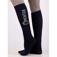 Produktbild von Montar Reitsocken aus Nylon und Baumwolle Blau Unisex 3er Pack Größe 40/44