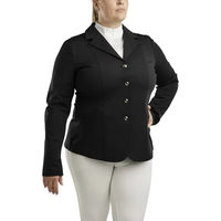 Produktbild von Montar Reitturnierjacke Damen Bonnie Crystal Schwarz wasserdicht Polyester Größe 52