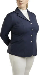 Produktbild von Montar Reitturnierjacke Damen Crystal Blau wasserdicht aus Polyester Größe 48