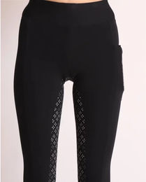 Produktbild von Montar Selena Reithose für Damen mit Full Grip in Schwarz
