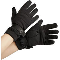 Produktbild von Montar Softshell-Reithandschuhe Unisex Schwarz Taille 8 wasserabweisend