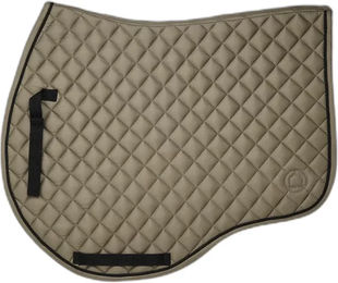Produktbild von Montar Springschabracke Fair für Vollblut in Grün und Beige aus Stoff