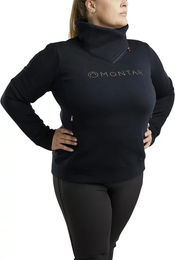 Produktbild von Montar Sweatshirt Damen mit Reißverschlusskragen aus Baumwolle