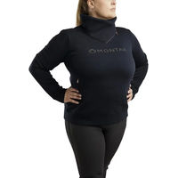 Produktbild von Montar Sweatshirt Damen mit Reißverschlusskragen aus Baumwolle