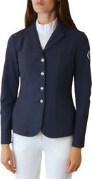 Montar Turnierjacke Damen Bonnie Crystal Blau wasserdicht Polyester Größe 44 – Bild 1 von 1
