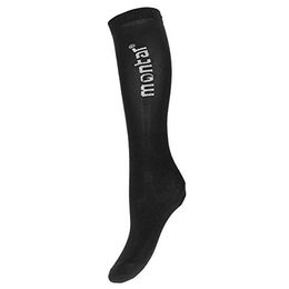 MONTAR Turniersocken aus Nylon in Schwarz Größe 35-39 Set 3 Paar – Bild 1 von 2