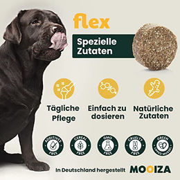 MOOIZA Gelenktabletten für Hunde mit Kollagen Glucosamin Chondroitin MSM und Kurkuma Getreidefrei und ohne Zucker 300 g - 300 g – Bild 1 von 4