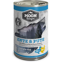 Produktbild von MOON Ranger Hundefutter Adult Ente und Pute mit Süßkartoffeln Stückchen in Sauce 6x400g