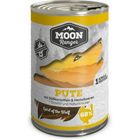 Produktbild von MOON Ranger Hundefutter Pute mit Süßkartoffeln Stückchen in Sauce Adult 6x400g