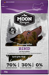 Produktbild von MOON Ranger Hundetrockenfutter Rind mit Kartoffeln getreidefrei mit hohem Fleischanteil 5x4kg