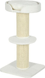 Moonbite Katzenbaum 91 cm Cremeweiß mit Sisal-Kratzpfosten und abnehmbarem Kissen – Bild 1 von 1