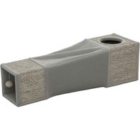 Produktbild von Moonbite Kratztunnel für Katzen mit zwei Katzenhöhlen und Spielball, faltbares Sisal-Kombi-Set aus Polyester, Braun, 98 cm