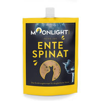 Produktbild von Moonlight Dinner Feine Jus Ente mit Spinat 5x60g für Katzen