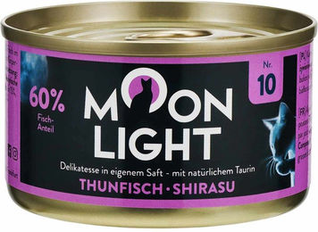 Moonlight Dinner Nr. 10 Katzenfutter Thunfisch und Shirasu getreidefrei 12x80g – Bild 1 von 3